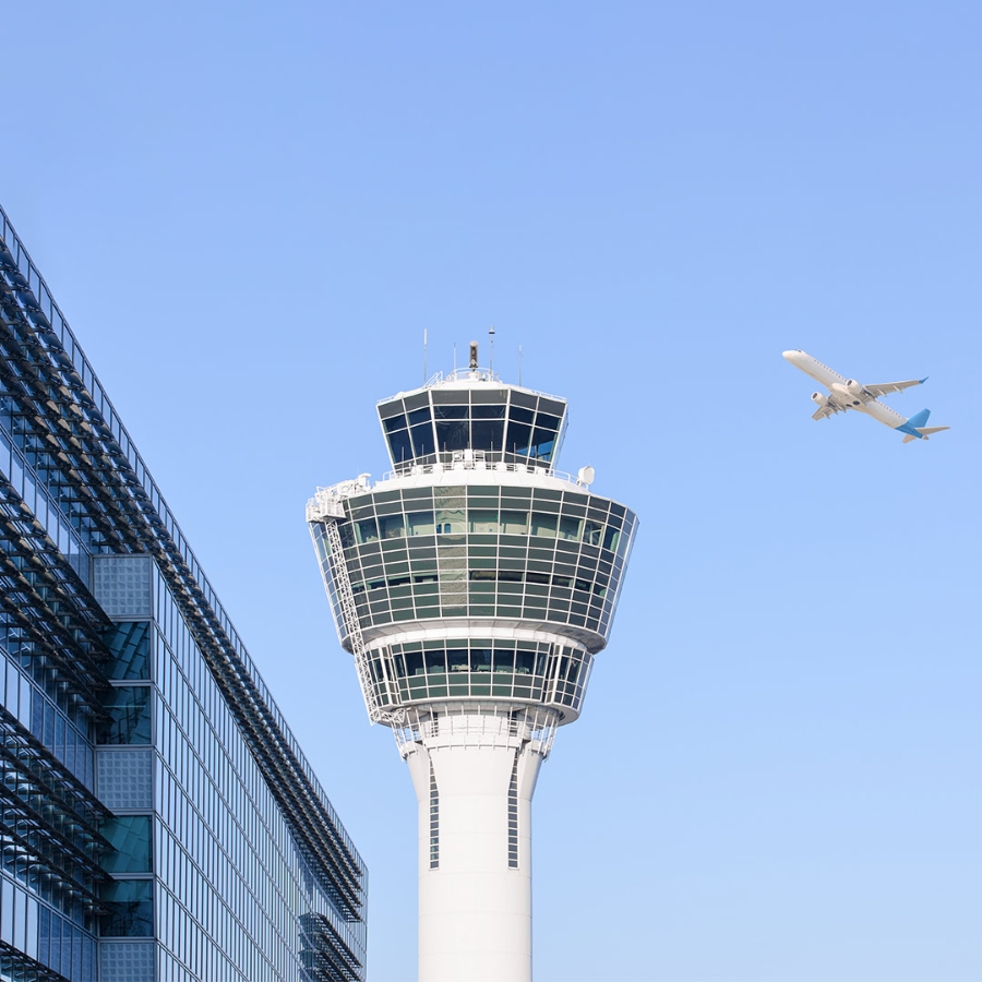 control tower of the munich airport