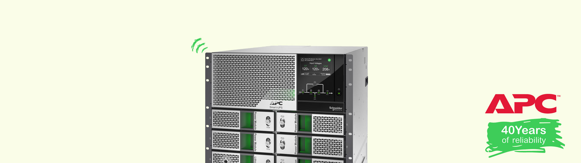 APC 40 Years with Smart-UPS Modular Ultra